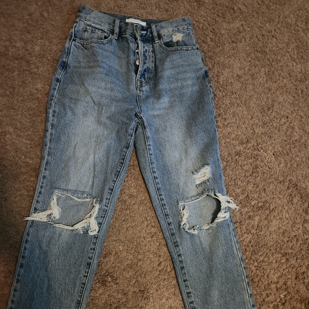 Pacsun High Rise Straight Jeans - Picture 3 of 3